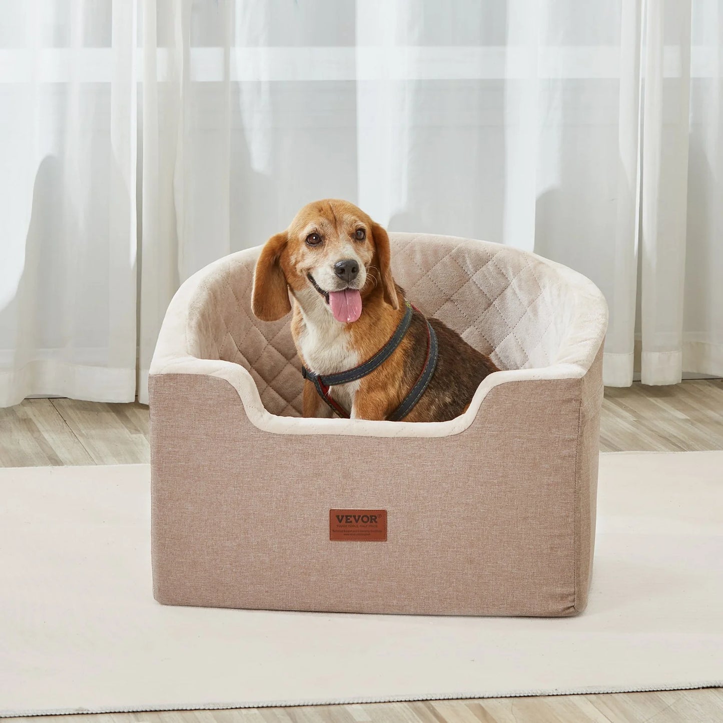 VEVOR Dog Booster Car Seat, Barrel Shape