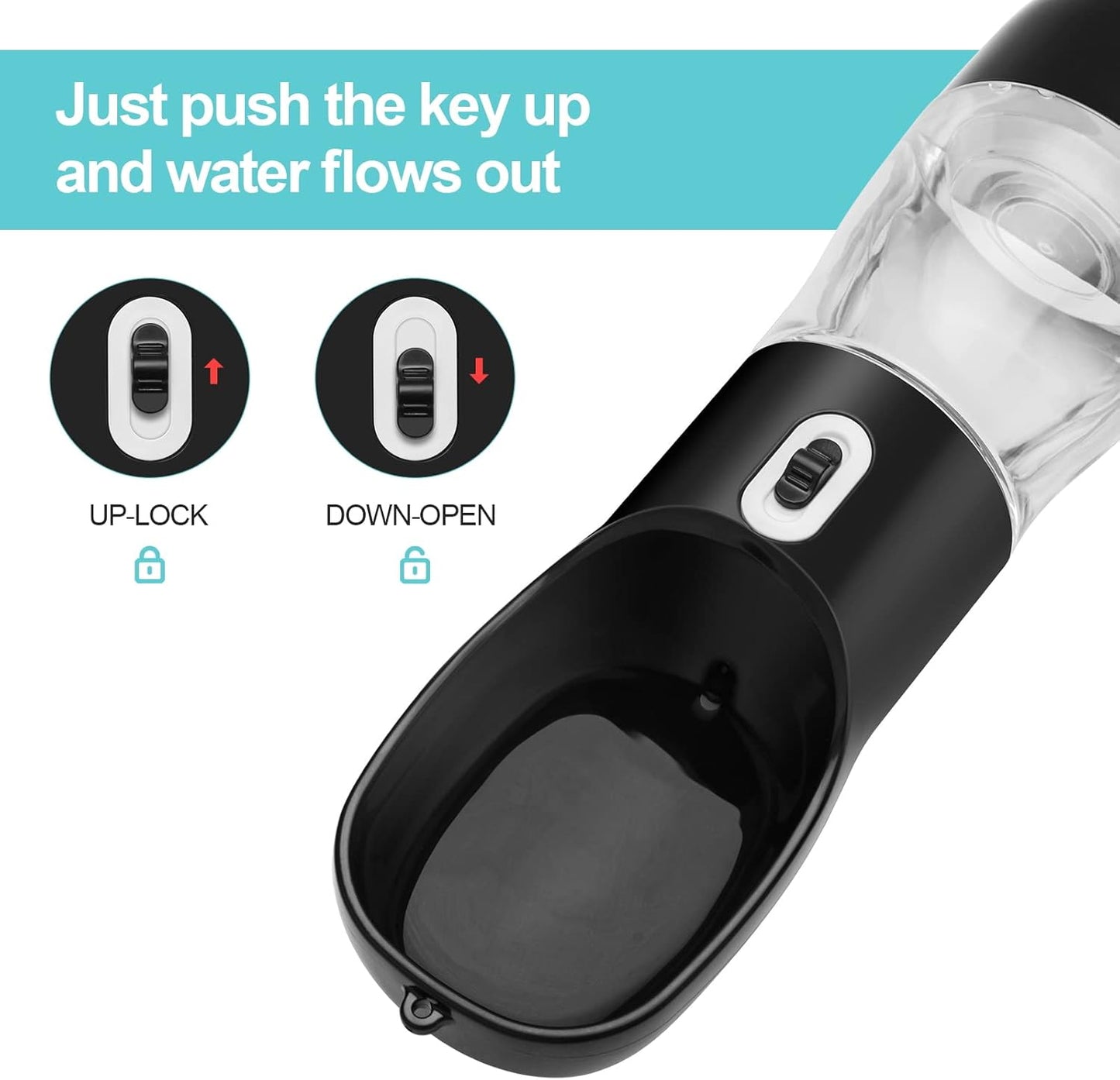 TakeAway โ Travel Water Bottle & Treat Storage