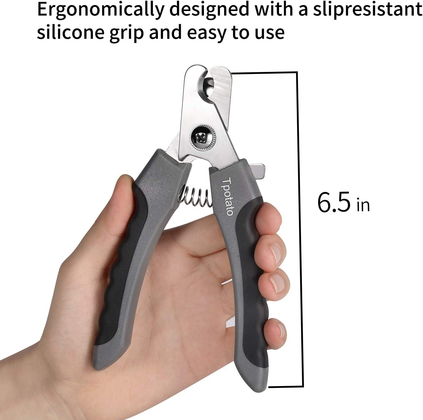 TrimMate Pro โ Dog Nail Clippers with Safety Guard, Quick Sensor + Nail File