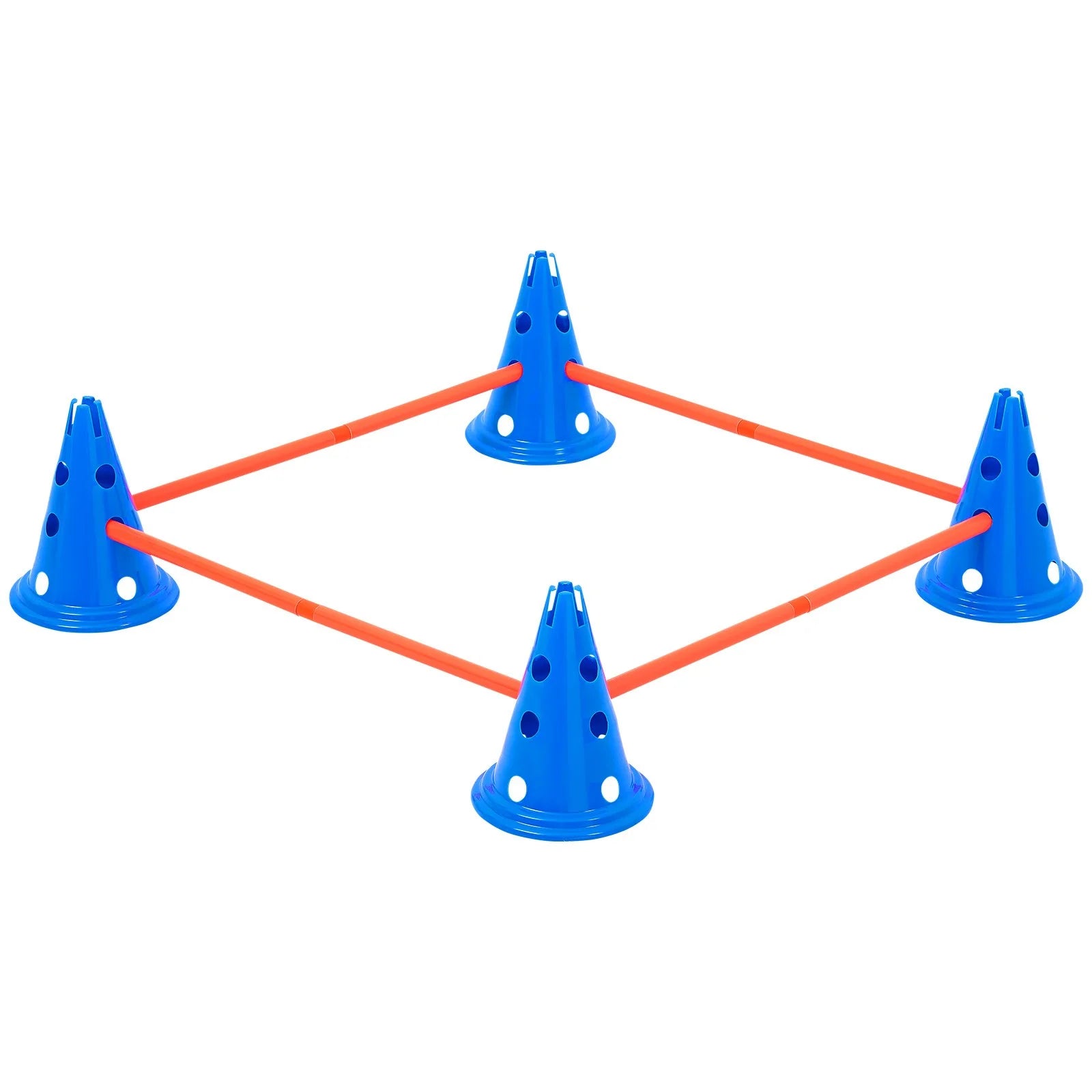 VEVOR Dog Agility Hurdle Cone 6 PCS Kit