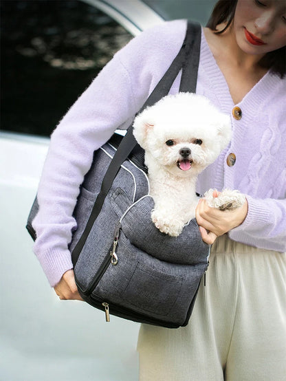 SafeNest Pup Carrier - Portable Dog Car Seat Travel