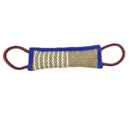 PowerTug - Linen Tug Toy Pillow Sleeve With 2 Rope Handles
