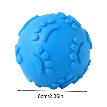 Indestructible Squeaky Chew Ball for Dogs