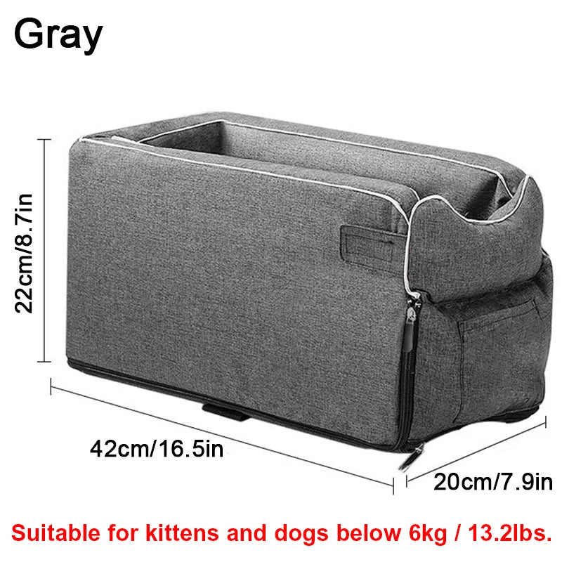 SafeNest Pup Carrier - Portable Dog Car Seat Travel
