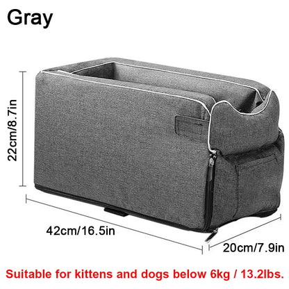 SafeNest Pup Carrier - Portable Dog Car Seat Travel