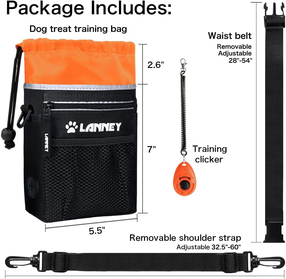 ProTrainer Pouch – Multifunctional Versatile Dog Treat & Training Bag + Free Clicker!