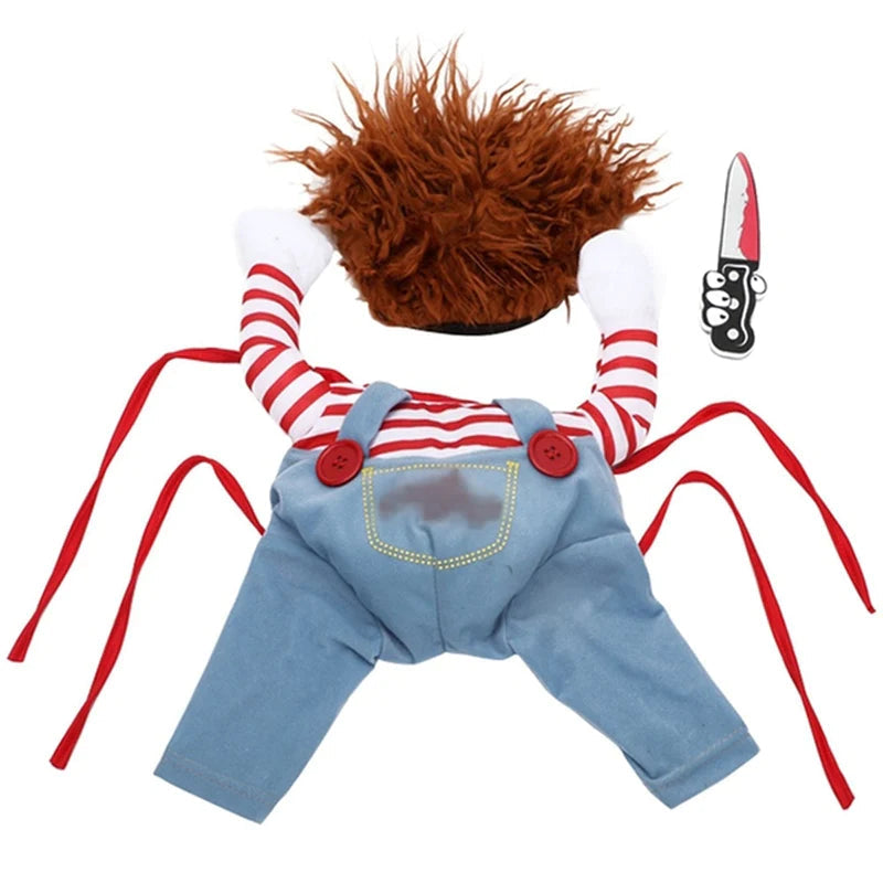 MurderPaws - Chucky (Child's Play) Funny Dog Costume 