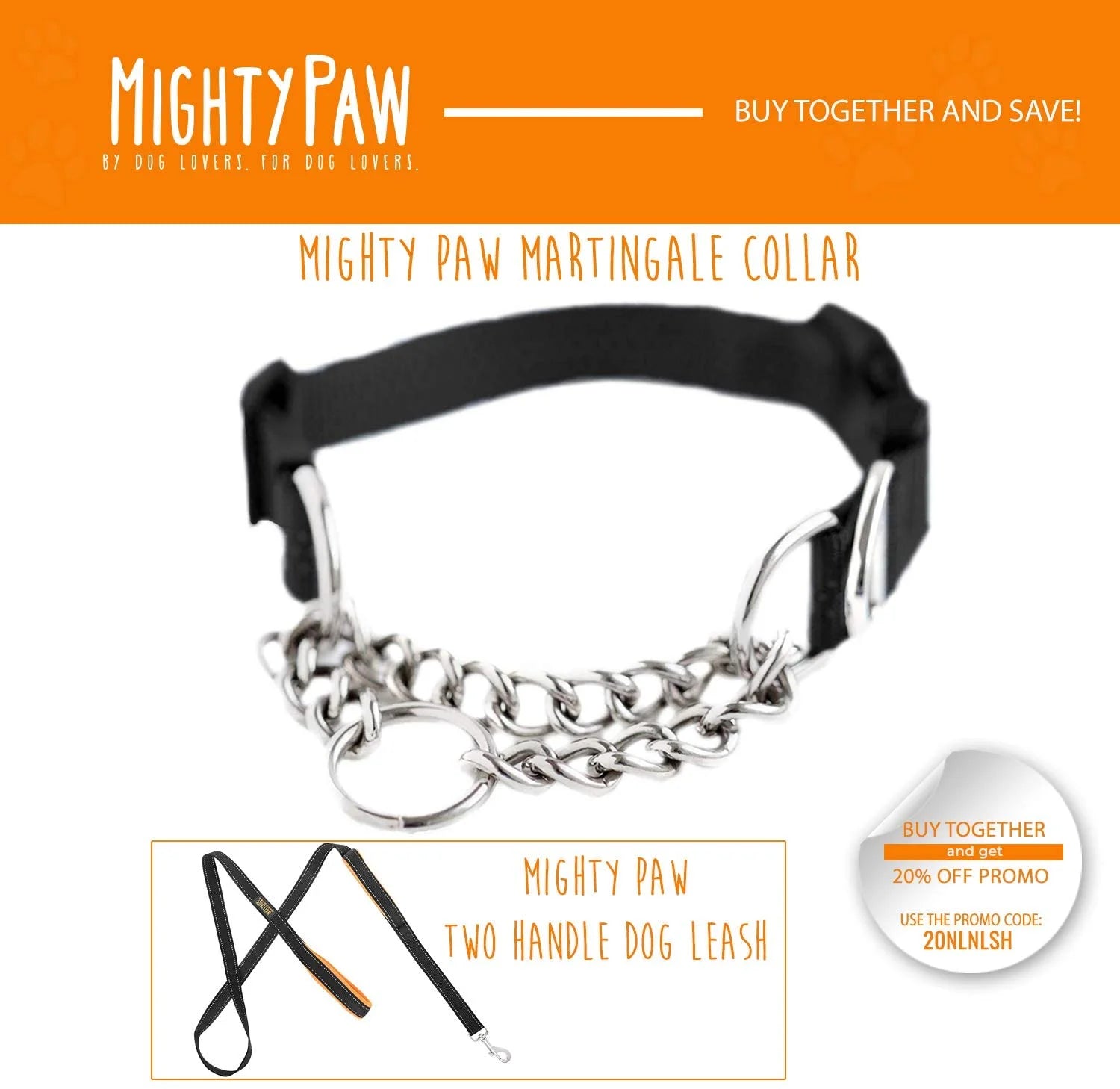 Martingale Collar - Training Dog Collar (for Gentle Correction)