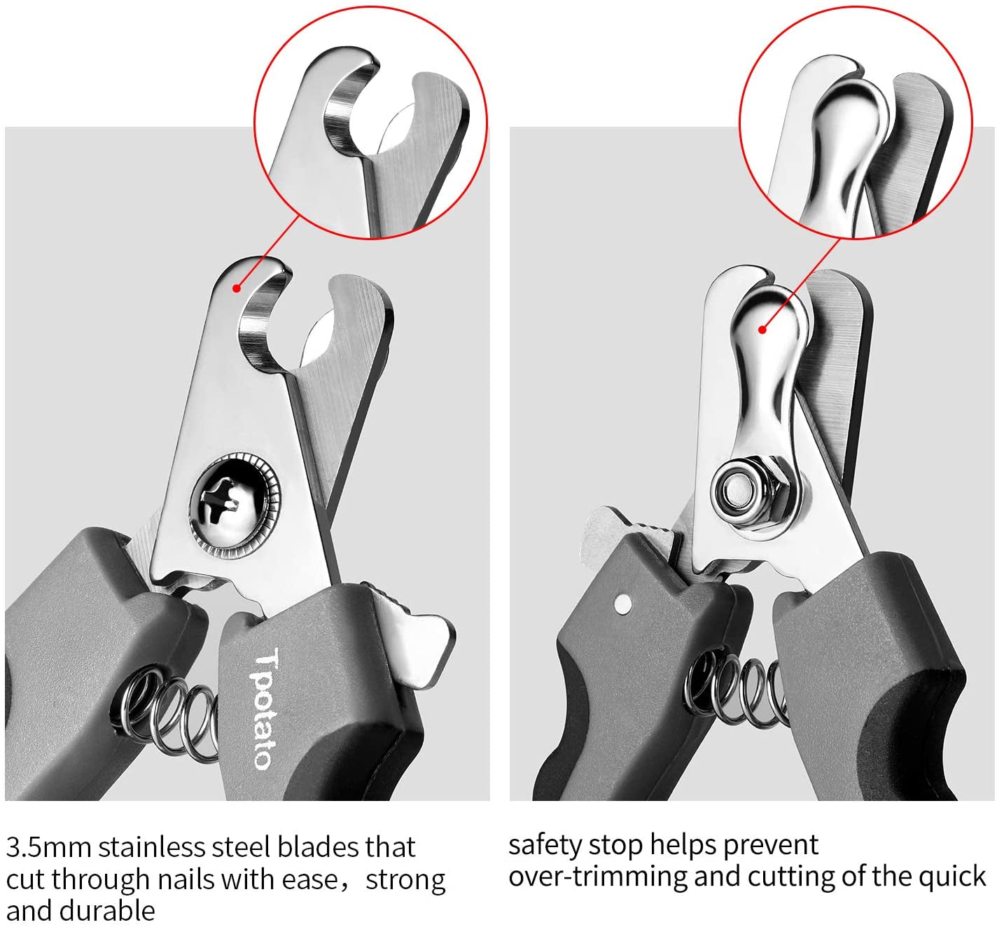 TrimMate Pro – Dog Nail Clippers with Safety Guard, Quick Sensor +  Nail File