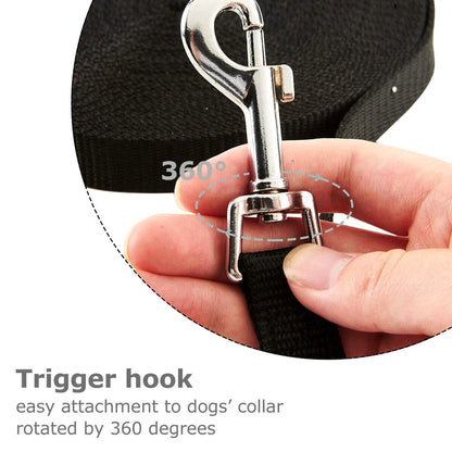 Dog Training Lead - Long Obedience Recall Leash (6ft to 100ft)